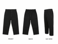 Essential Black Straight-Leg Pants