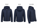 Boys' Navy Hooded Puffer Jacket
