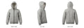 Kids Basic Zip-Up Hoodie – Light Grey
