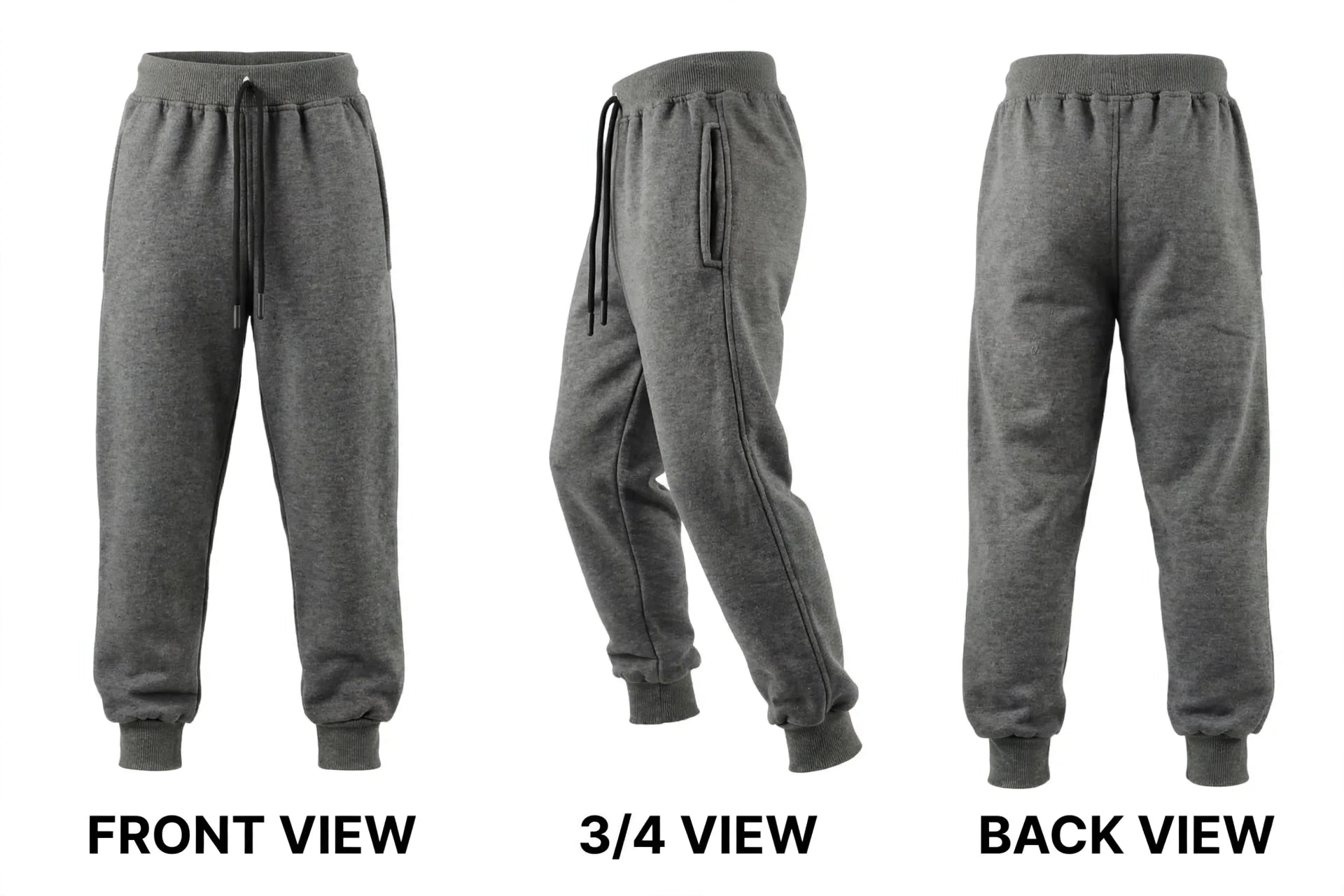 Essential Charcoal Fleece Joggers